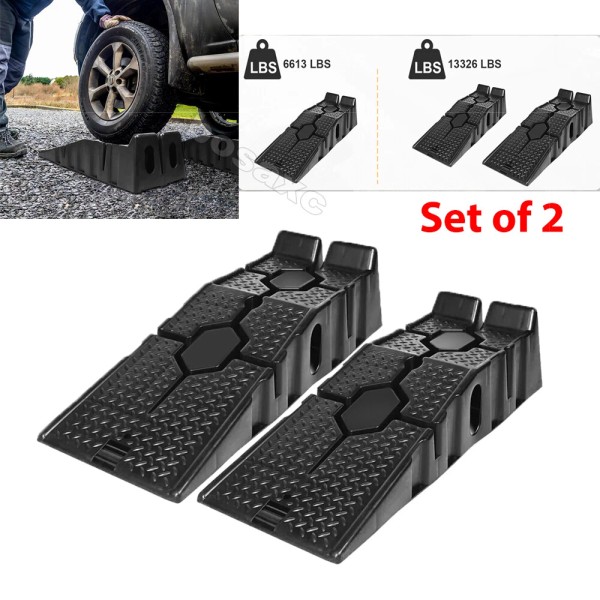 Catinbow Set of 2 Car Ramps 6Ton Heavy Duty 3+3Ton