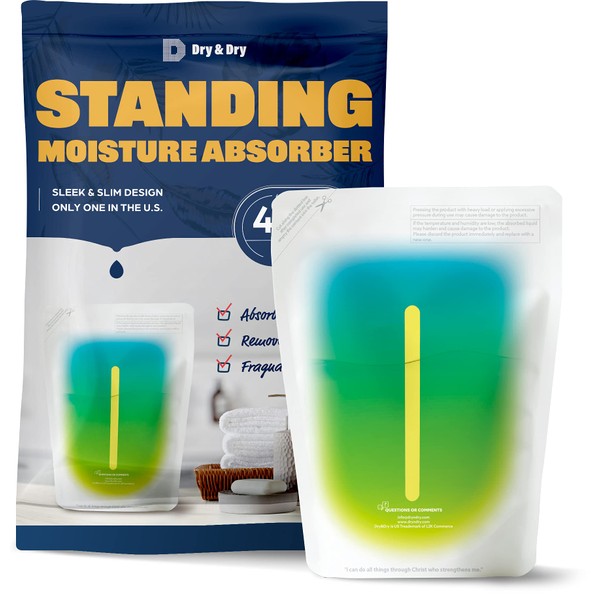 Dry & Dry 100 Packs Standing Moisture Absorbers to Control