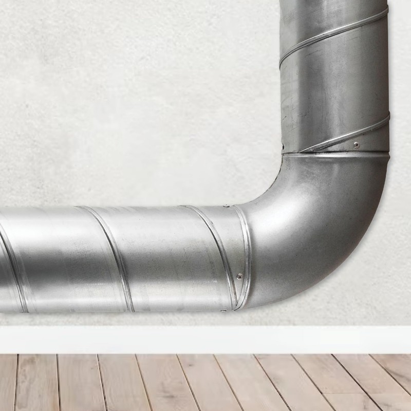 Vent Systems 4" Inch 90 Degree Elbow Duct Connector –