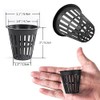 100 PCS Heavy Duty Net Pots for Hydroponics and Aquaponics