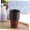 Kisangel 100PCS Plastic Flower Pot Creative Breathable Succulent Planters Diameter
