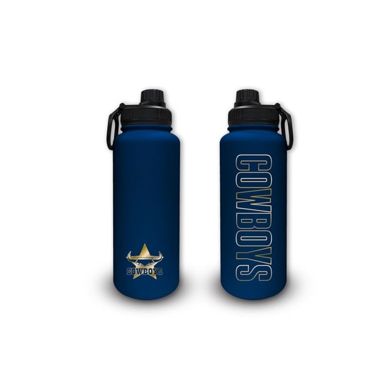 North Queensland Cowboys NRL Rugby League Stainless Steel 960ml Drink