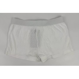 Brandy Melville NEW Brandy Melville Ribbed Boy Shorts Underwear Button Up One Size White Women’s