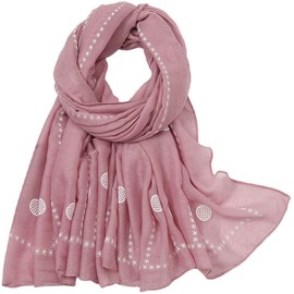 MAIRY Womens Scarf Sunscreen Fashion Scarfs Dot Print Lightweight Head Wrap Headscarf Face Cover Unisex Shawl Hijab Scarf Scarves for Women UK Ladies Shawls and Wraps,16517