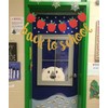Topfunyy Back to School Glitter Banner Apple Garland Banner for