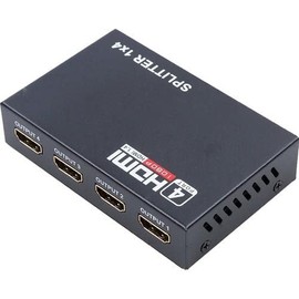 PrimeX Plus PX-5004 1080P 2K 4K UHD 4 Port HDMI Splitter (Adaptörlü)