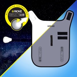 Proviz REFLECT360 Reflective Waterproof Dog Jacket Hi Visibility Windproof Coat (X-Small)