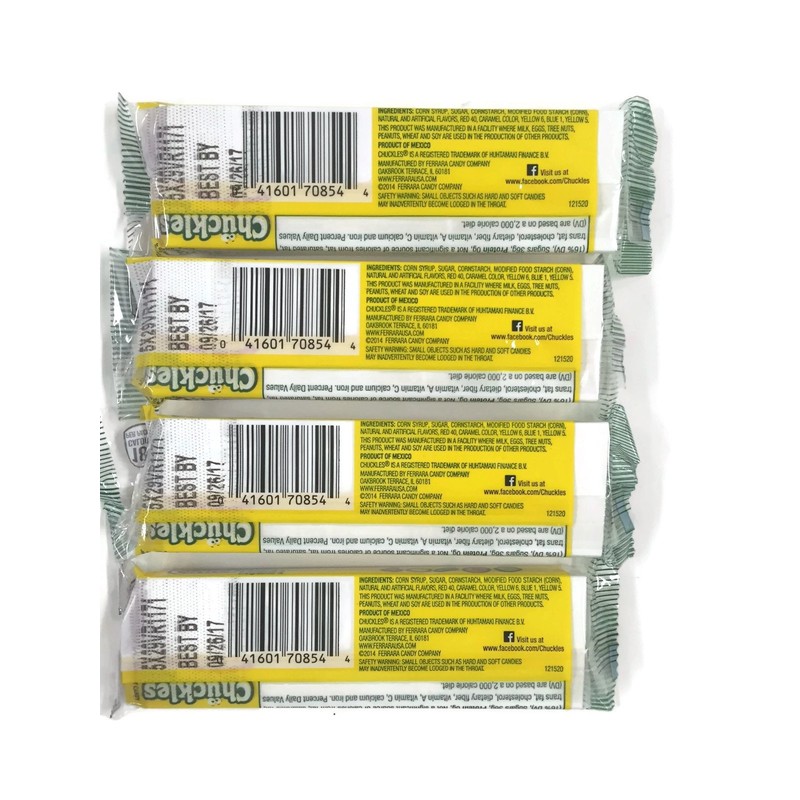 Chuckles Jelly Candy, 2 oz. Packs (Set of 4)