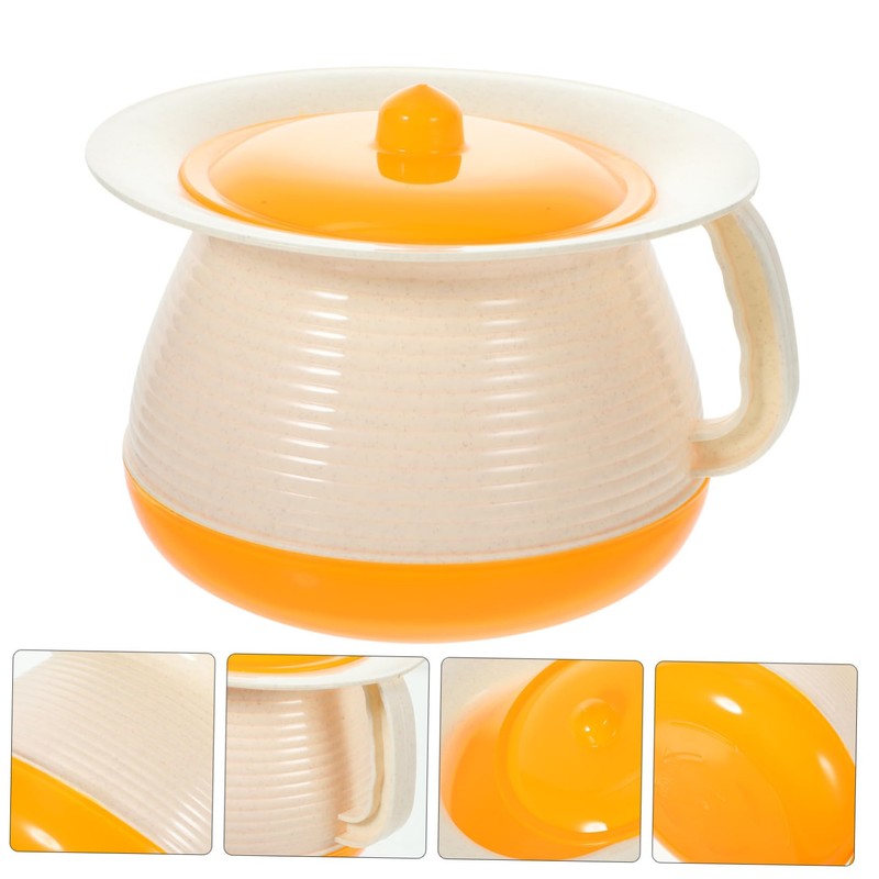 STOBAZA Practical Female Urination Device Plastic Urinal Pail Cover Pee