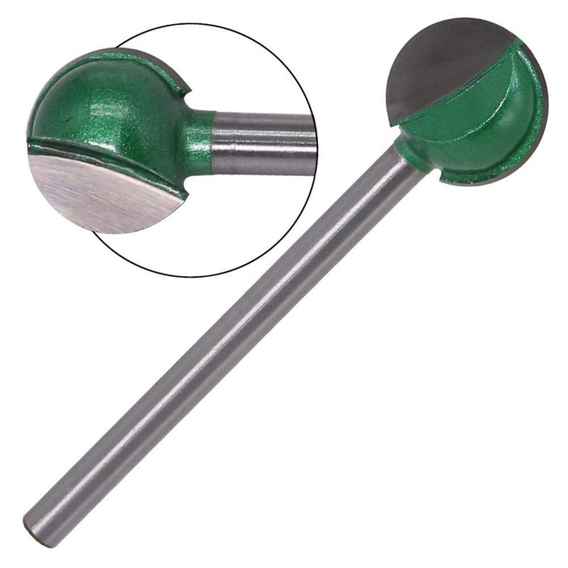 Gasea 4pcs 6mm Shank Long Core Box End Grooving Router