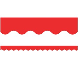 Teacher Created Resources Red Border Trim, Red (4174)