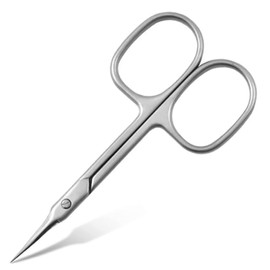 Longivia® Cuticle Scissors Extra Fine 1.5 mm Stainless Steel Cuticle Scissors for Manicure or Pedicure Cuticle Scissors Sharp Cuticle Nail Scissors Silhouette Scissors Skin and Nail Fingernail
