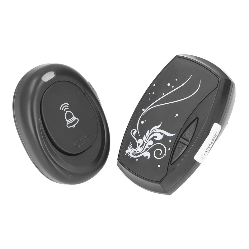 Wireless Doorbell with LED Flash Light Remote Control Music Doorbell