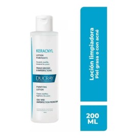 Loción Purificante Ducray Keracnyl Para Piel Grasa 200ml Momento de aplicación Día/Noche