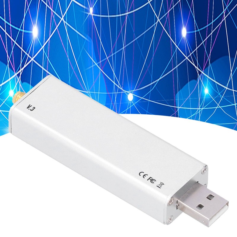 Full Band Receiver Aluminum Alloy RTLSDR 0.1MHz to 1.9GHz Full