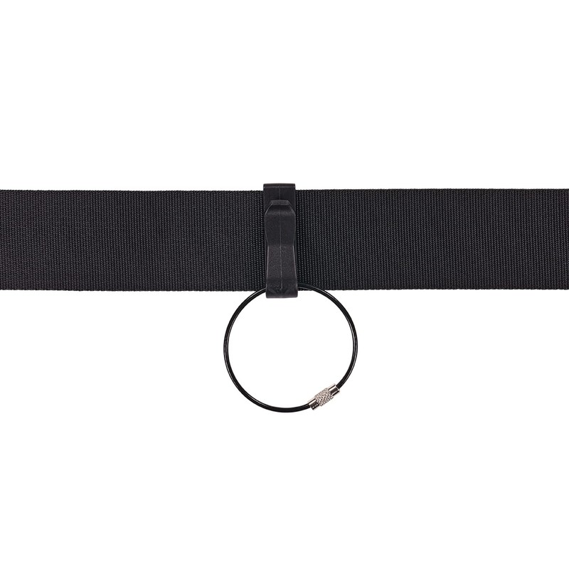 Ergodyne Arsenal 5719 Wire Cable Key Ring, 10-Pack, Black