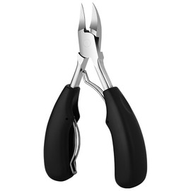 DAZISEN Precision Toenail Clippers - Professional Nail Clippers for Thick for Ingrown Toenails Stainless Steel Clippers Toenail Cutters Toenail Scissors for Elderly/Women/Men(Black)