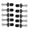 findmall 10Pcs BT40 45°0.589" Pull Stud Retention Knob Replacement for
