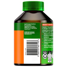 Cenovis Triple Action Vit C, D & Zinc 120 Chewable Tablets