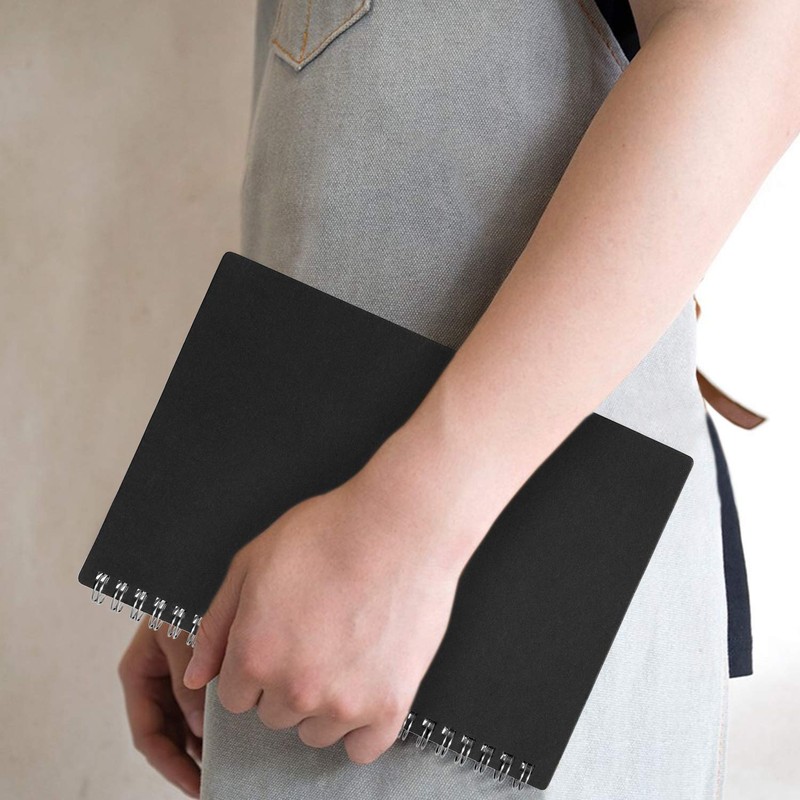 ZZTX Sprial Notebook Kraft Soft Cover College Ruled Notebooks, Wirebound