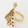 12Pcs Christmas Napkin Button Napkin Ring Napkin Ring Cloth Ring