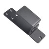 Protective Steel Door Brackets Compatible with Any Width Door (Black)