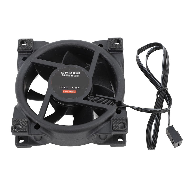 80mm PWM Case Fan Efficient Silent MFDB Dynamic Pressure Bearing