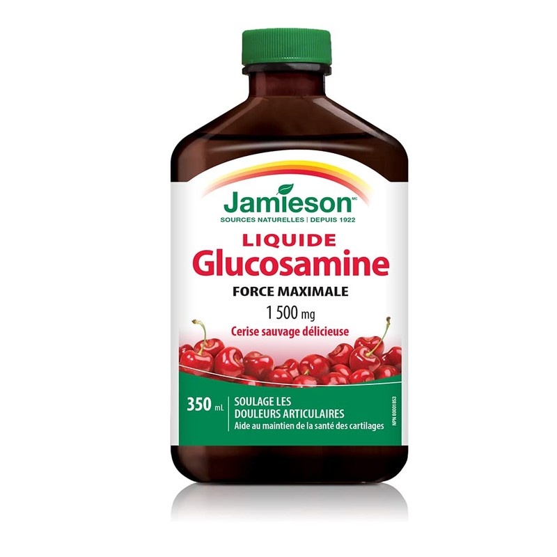 Jamieson Liquid Glucosamine 1,500 mg Maximum Strength - Wild Cherry
