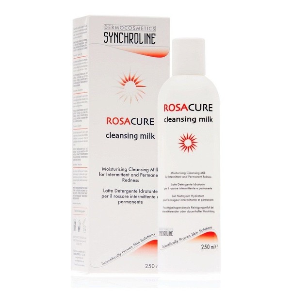 Synchroline Rosacure Cleansing Milk 200ml Makeup Remover Ship Worldwide by Synchroline