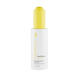 JESS BEAUTY | Sun Drops SPF 50 Sunscreen Oil with Camellia Sinensis & Squalane | Skin Care SPF Serum with Squalane | Beauty & Self Care - SPF SkinCare Beauty 1 fl Oz