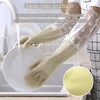 3 Pairs Dishwashing Cleaning Gloves,Reusable Rubber Gloves Non-Slip Laundry Kitchen