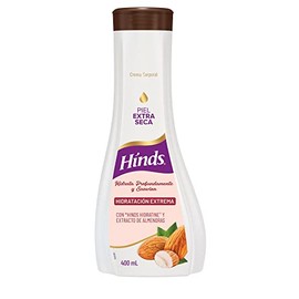 HINDS  Crema Corporal Hidratacin Extrema Almendras  Hidrata Profundamente y Suaviza  Enriquecida con HINDS Hidratine y extracto de almendras  Ideal...