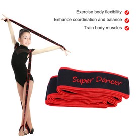 ANKROYU Yoga Resistance Band, Latin Dance Elastic Stretching Belt, Exercise Resistance Strap, Fitness Exercise Pulling Strap for Latin Gymnastics Workout(A)