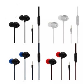 Maíz 4pz Audifonos Alambricos In-ear Jack 3.5mm Manos Libres Pc