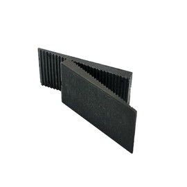 KAIISSA Window Glazing Glass Packers Spacers, Floor Glass Shim Glass Gasket Spacers and Leveling Flooring Packers, Thickness from 1mm to 6mm, Black (Pack of 50) (50x25mm)