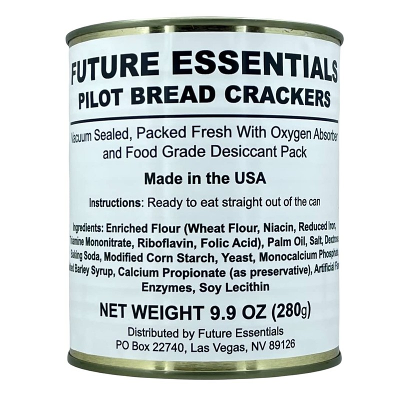 Future Essentials Sailor Pilot Bread Crackers 9.9 Oz per Can