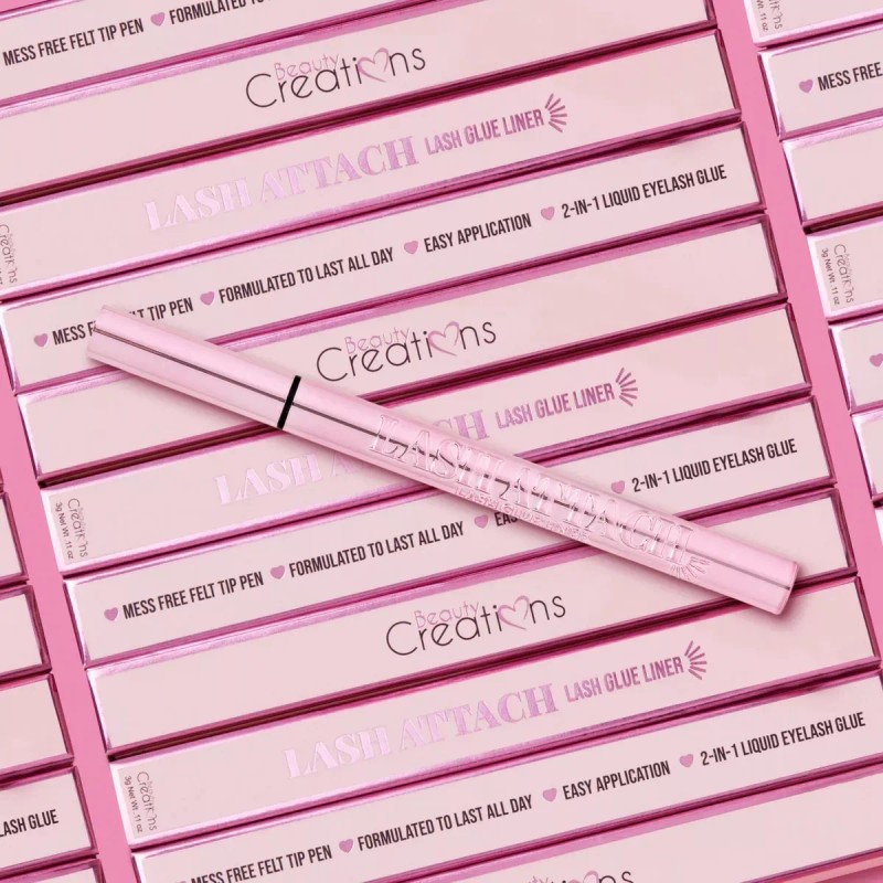 Beauty Creations Delineador Ojos Con Pegamento Lash Attach Beauty Creations