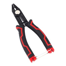 Wire Cutter 6 inch, 3 in-1 Side Cutter for 20-10 AWG Stranded, Cable Stripper Tool, Wire Stripper with Anti-Slip Handle, Suits for Electrical Repair, Appliance, DIY, Home Appliance, Safe Lock