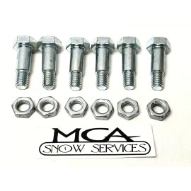 Buyers Products WESTERN FISHER SNOW PLOW TRIP SPRING BAR 6 SHOULDER BOLTS & LOCK NUTS  40905
