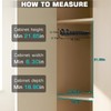Sliding Tie Racks, 18 Tie Hanger Pull Out Belt Rack