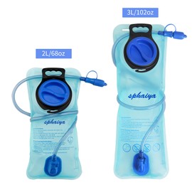 Sphaiya - Bolsa de almacenamiento de agua de 2 a 3 litros, paquete de hidratación militar de repuesto para senderismo, ciclismo, escalada, ciclismo, correr, camping, mochila (3 L)