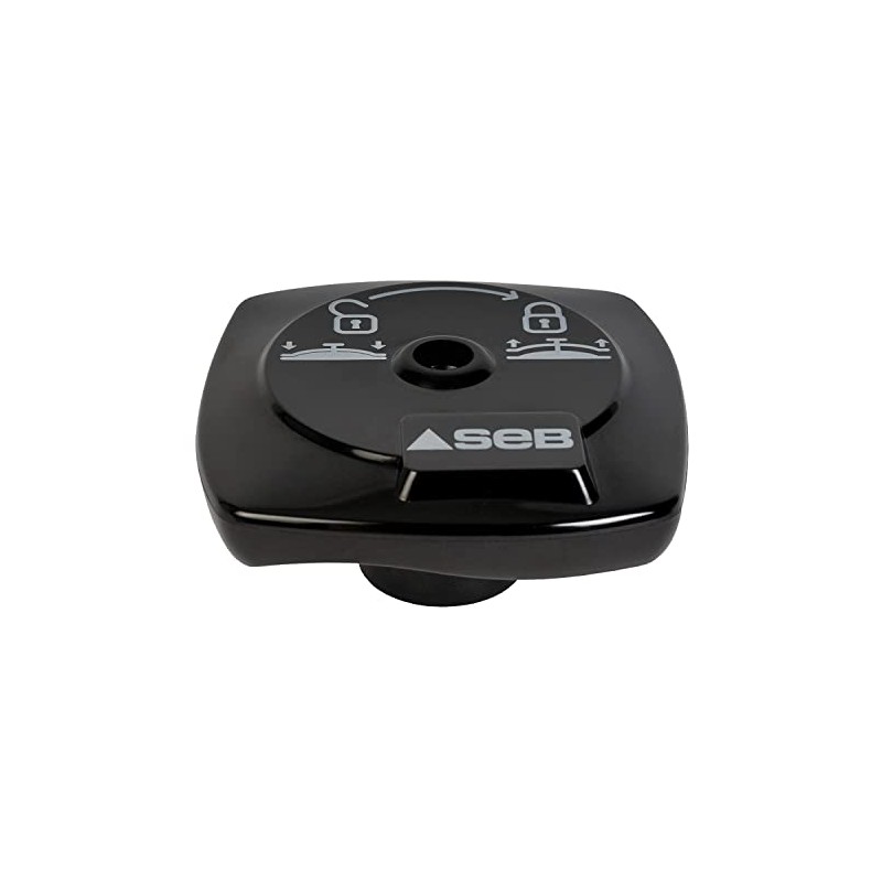Seb Knob, Black, 12.7 x 5 x 5.08