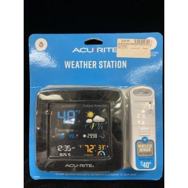 AcuRite Color Screen Weather Station w/Remote Sensor Adapter Forecast
