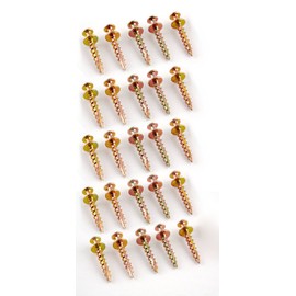 Hangman Double-Headed Bear Claw Hangers – 4-in-1 Hooks for D-Rings, Wire, Sawtooths & Keyholes: BCK-25 , Gold