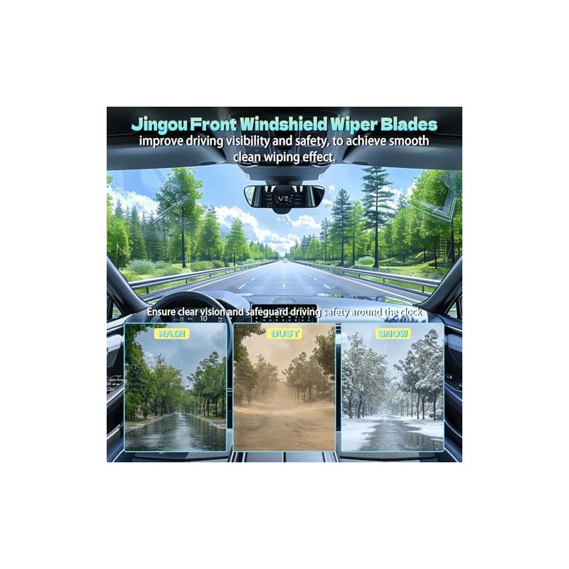 Premium All-Season Windshield Wiper Blades for Toyota