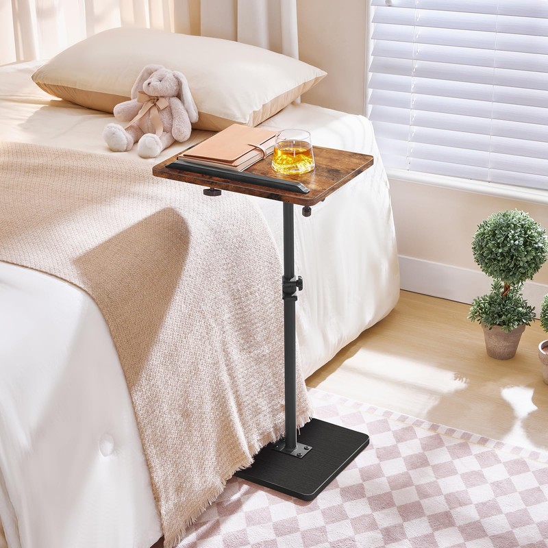 MAHANCRIS TV Tray Table, Sofa Armrest Tray Table for Couch,