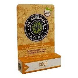 Bálsamo Para Labios Coco Dr Akermans Naturals 4.5 G