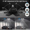 XILLUMI CORE 6 Pack Garage Light, 200W 20000LM 6500K LED