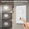 SURAIELEC Battery Ceiling Light with Wall Switch, Motion Sensor Light