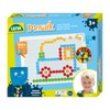 Lena 35623 Mosaic Plug-In Game Set, Mosaic with 100 Coloured
